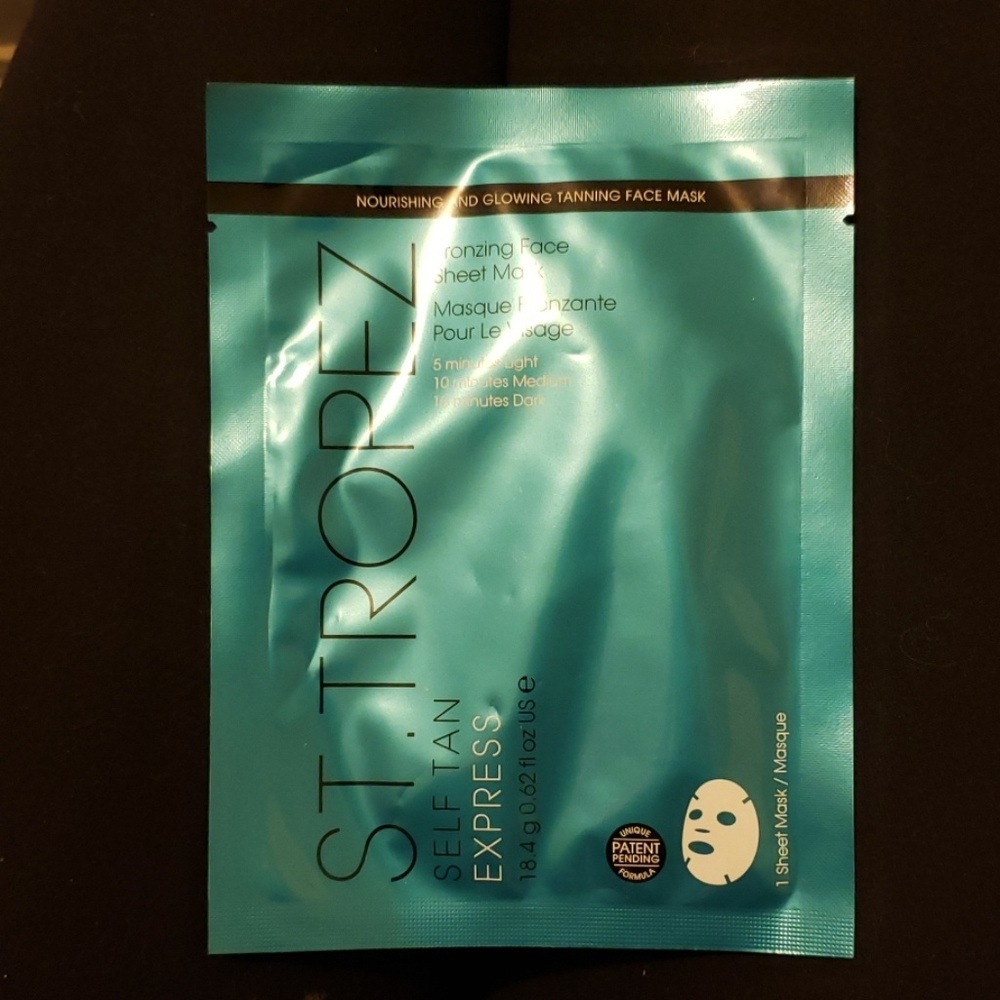 St Tropez Bronzing Face Sheet Mask